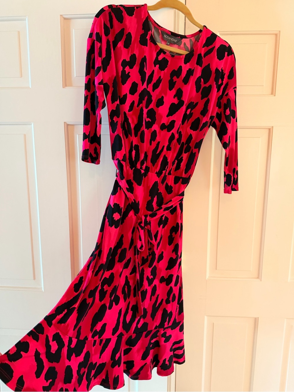 Women's Pink & Black dress - Size 10